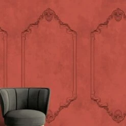 A.S. Creation | Walls By Patel 1 | DD110676 | Fototapete | Vlies | Versch. Größen | Barock | Rot