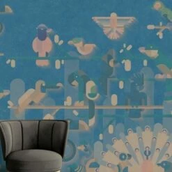 A.S. Creation | Walls By Patel 1 | DD110951 | Fototapete | Vlies | Versch. Größen | Abstrakt | Blau