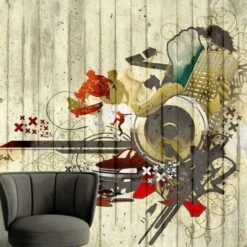 A.S. Creation | XXL 5 | DD114918 | Fototapete | Vlies | Versch. Größen | Jugendzimmer | Beige | Rosa