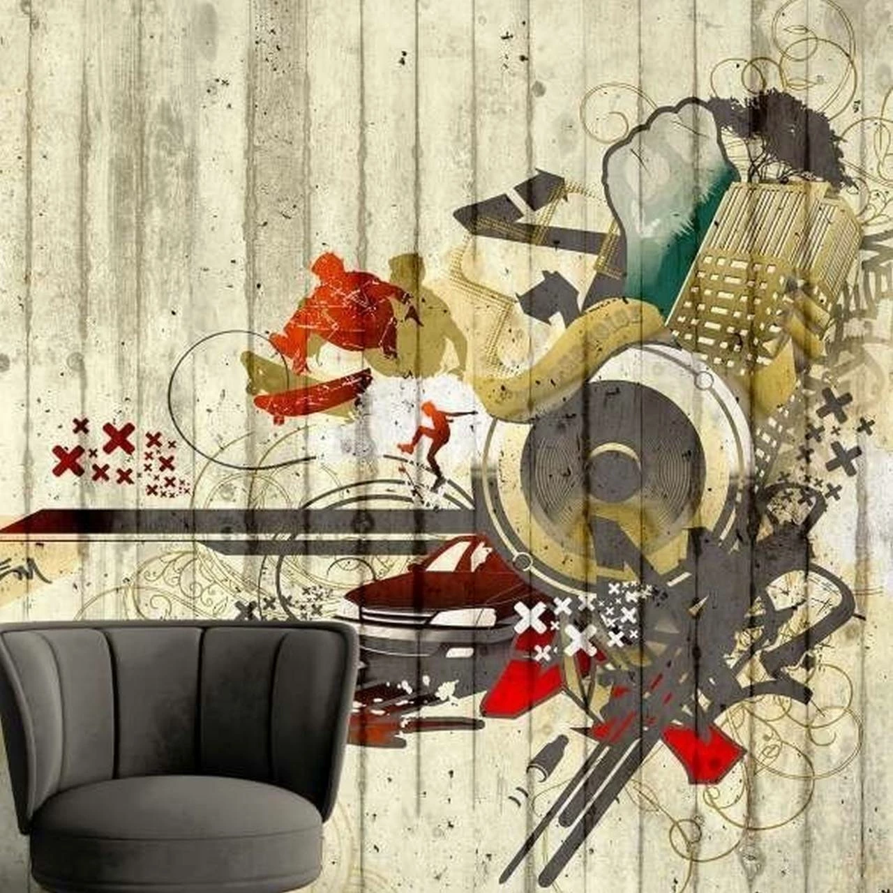 A.S. Creation | XXL 5 | DD114918 | Fototapete | Vlies | Versch. Größen | Jugendzimmer | Beige | Rosa 3 A.S. Creation | XXL 5 | DD114918 | Fototapete | Vlies | Versch. Größen | Jugendzimmer | Beige | Rosa