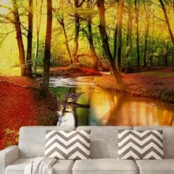 A.S. Creation | XXL 5 | DD114972 | Fototapete | Vlies | Versch. Größen | Wald & Pflanzen | Gelb