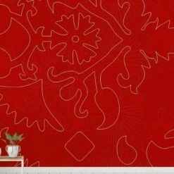 A.S. Creation | Atelier 47 | DD117185 | Fototapete | Vlies | 600 X 270 Cm | Abstrakt | Rot