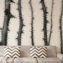 A.S. Creation | Atelier 47 | DD117870 | Fototapete | Vlies | 400 X 270 Cm | Wald & Pflanzen | Grau