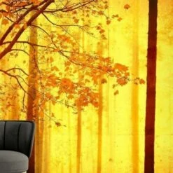 A.S. Creation | Atelier 47 | DD117950 | Fototapete | Vlies | 400 X 270 Cm | Wald & Pflanzen | Gelb