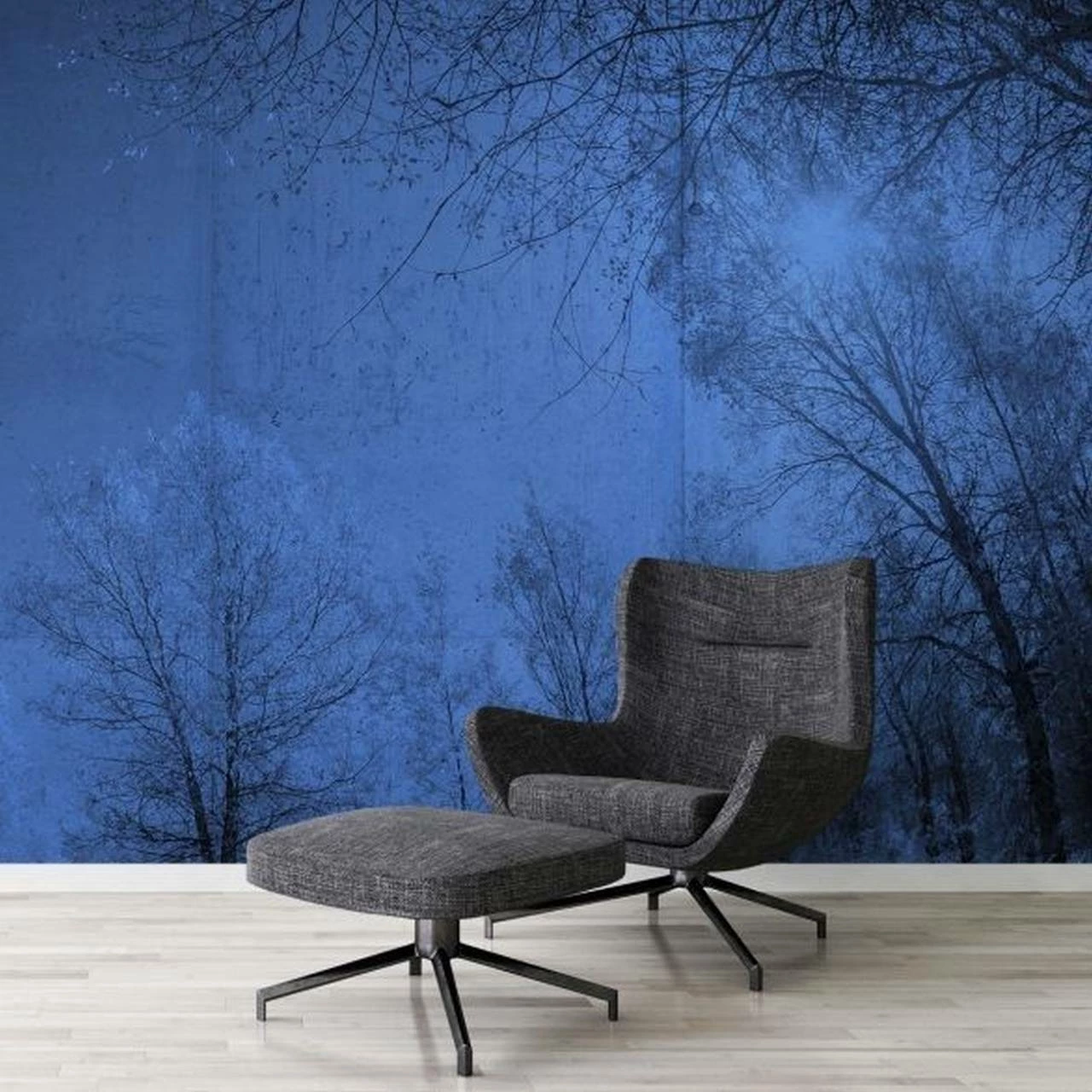 A.S. Creation | Atelier 47 | DD118025 | Fototapete | Vlies | 400 X 270 Cm | Wald & Pflanzen | Blau 3 A.S. Creation | Atelier 47 | DD118025 | Fototapete | Vlies | 400 X 270 Cm | Wald & Pflanzen | Blau