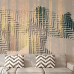 A.S. Creation | Atelier 47 | DD118115 | Fototapete | Vlies | 400 X 270 Cm | Wald & Pflanzen | Orange