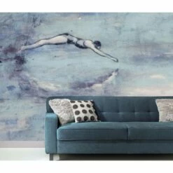 Erismann | Art Edition | 2233-15 | Fototapete | Vlies | 270 X 250 Cm | Retro & Vintage | Blau -Profistuck Verkäufe 2233 15 03 1280x1280