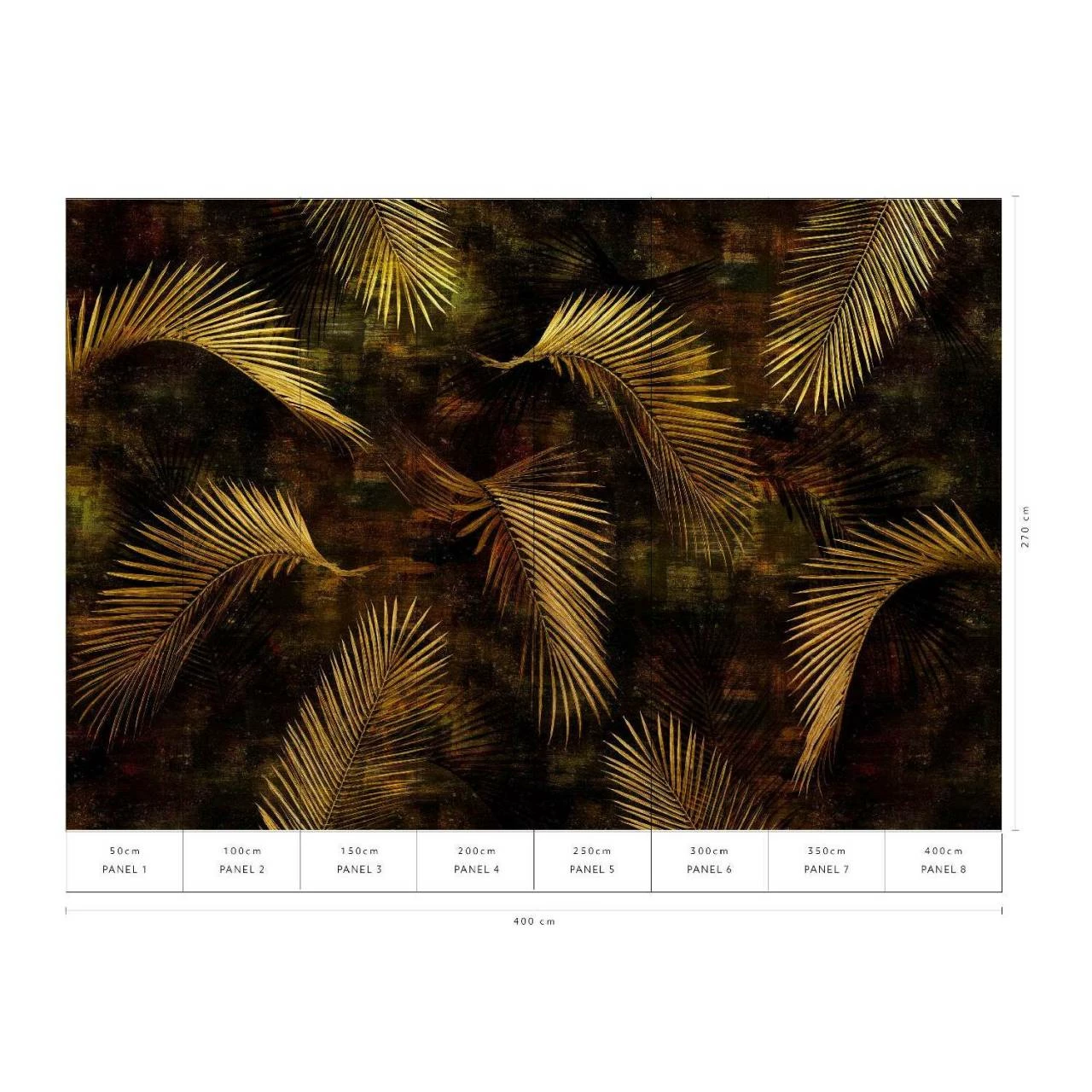 Erismann | Art Edition | 2243-10 | Fototapete | Vlies | 270 X 400 Cm | Boho Chic | Gold 4 Erismann | Art Edition | 2243-10 | Fototapete | Vlies | 270 X 400 Cm | Boho Chic | Gold – Bild 2