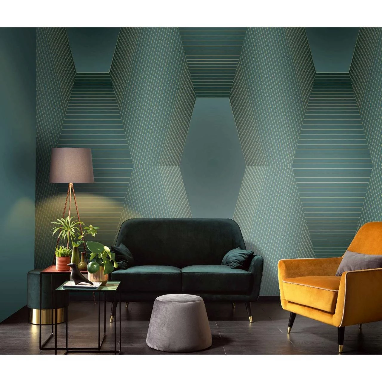 Erismann | Art Edition | 2247-25 | Fototapete | Vlies | 270 X 300 Cm | Grafik | Grün 6 Erismann | Art Edition | 2247-25 | Fototapete | Vlies | 270 X 300 Cm | Grafik | Grün – Bild 4