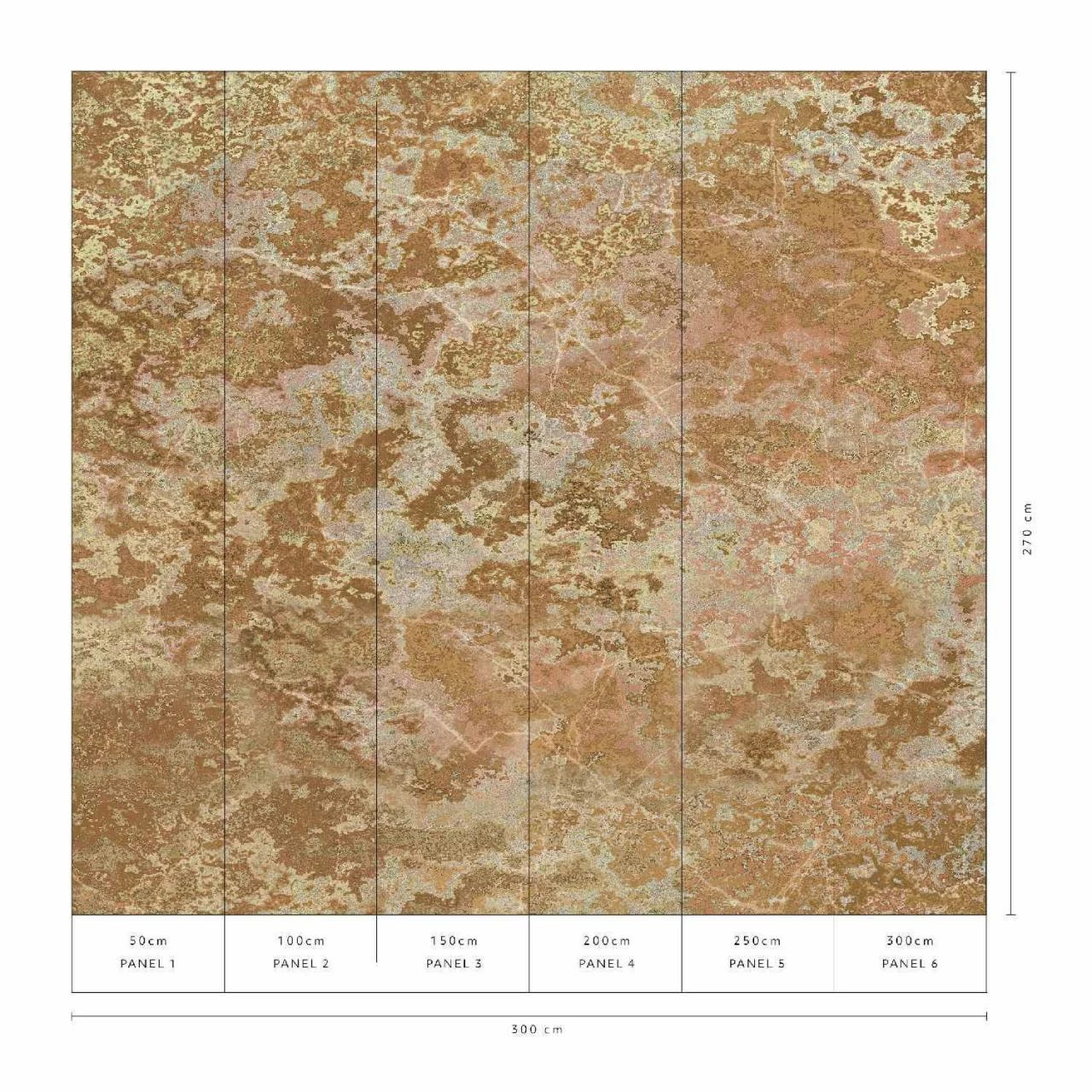 Erismann | Art Edition | 2248-15 | Fototapete | Vlies | 270 X 300 Cm | Retro & Vintage | Gold 4 Erismann | Art Edition | 2248-15 | Fototapete | Vlies | 270 X 300 Cm | Retro & Vintage | Gold – Bild 2