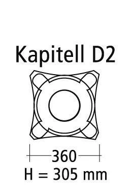 Wiesemann | Säulenkapitell "Classic" | Polystyrol | 360 X 305 Mm | Dekosäulenkopf | Zierelement 4 Wiesemann | Säulenkapitell "Classic" | Polystyrol | 360 X 305 Mm | Dekosäulenkopf | Zierelement – Bild 2