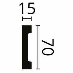 NMC | Zierleiste WD2 Flex | ARSTYL® | Polyurethan | 70 X 15 X 2000 Mm | Weiß | Flexibel Wandleiste 10 NMC | Zierleiste WD2 Flex | ARSTYL® | Polyurethan | 70 X 15 X 2000 Mm | Weiß | Flexibel Wandleiste -Profistuck Verkäufe 3050335 2 1280x1280