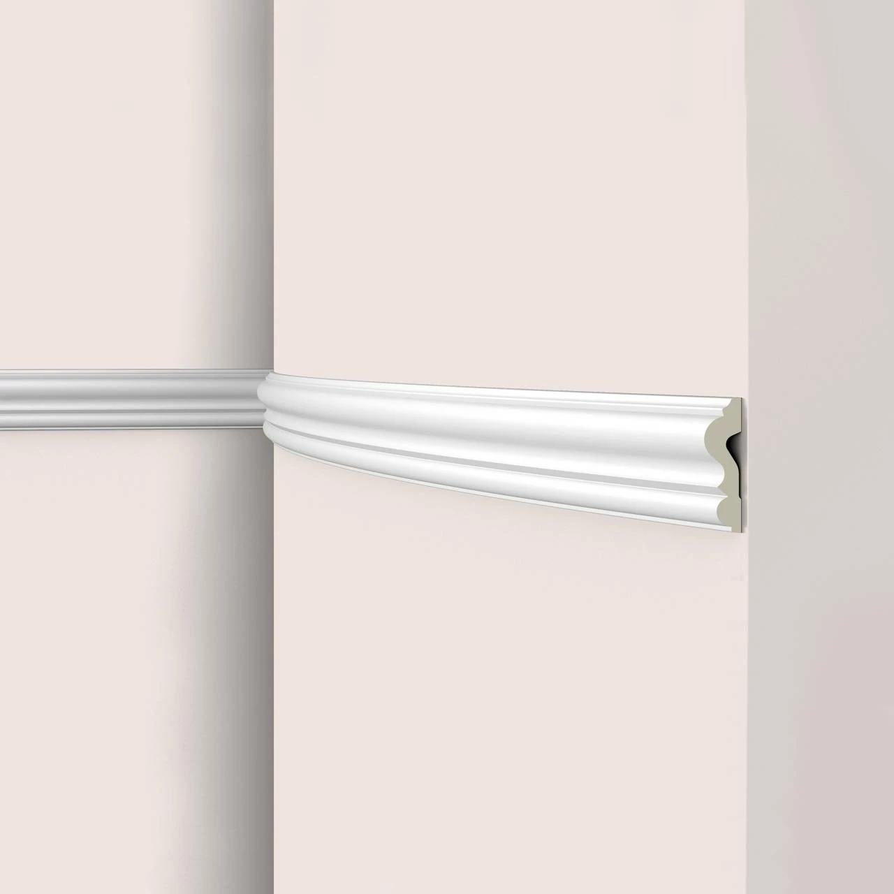 NMC | Zierleiste Z1360 Flex | ARSTYL® | Polystyrol | 60 X 15 X 2000 Mm | Weiß | Flexibel Wandleiste 3 NMC | Zierleiste Z1360 Flex | ARSTYL® | Polystyrol | 60 X 15 X 2000 Mm | Weiß | Flexibel Wandleiste