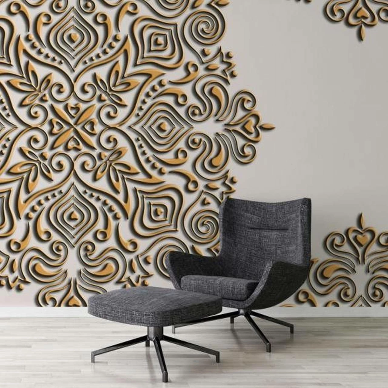 A.S. Creation | AP Digital 3 | AS471810 | Fototapete | Vlies | 400 X 270 Cm | Barock | Braun 3 A.S. Creation | AP Digital 3 | AS471810 | Fototapete | Vlies | 400 X 270 Cm | Barock | Braun