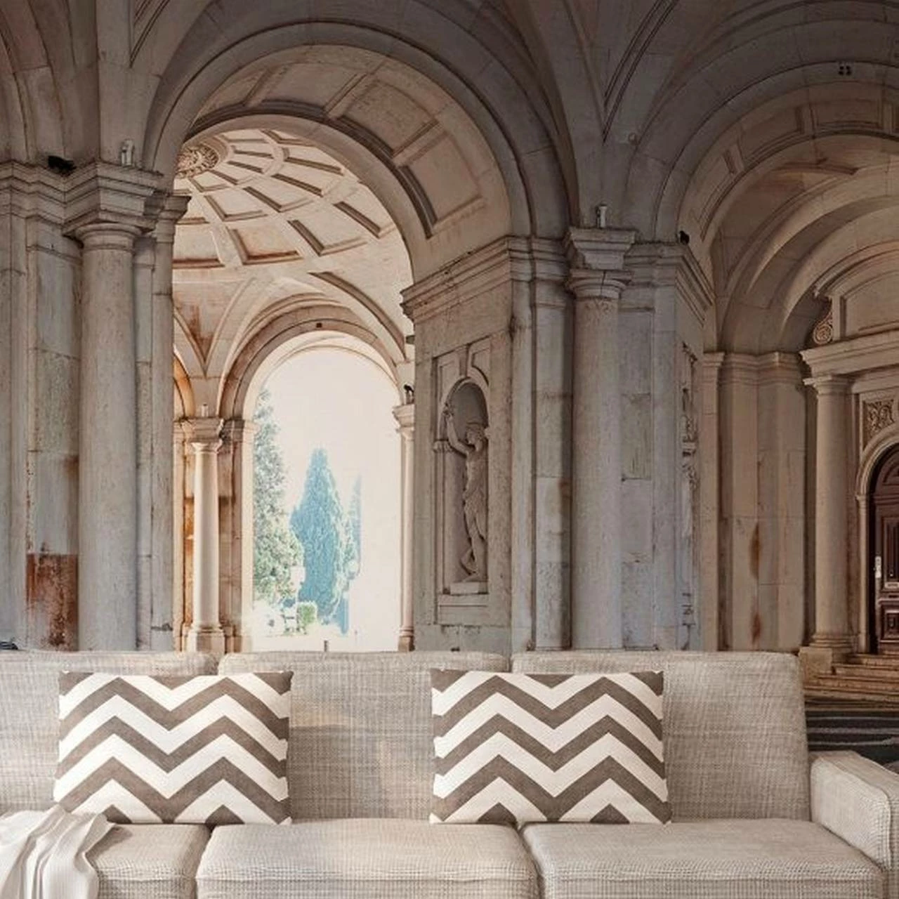 A.S. Creation | AP Digital 3 | AS471830 | Fototapete | Vlies | 600 X 250 Cm | Barock | Beige 3 A.S. Creation | AP Digital 3 | AS471830 | Fototapete | Vlies | 600 X 250 Cm | Barock | Beige