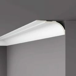 NMC Stuckleiste "Kursk" | AD22 ARSTYL® Deckenleiste | 100 X 225 X 2000 Mm | Polyurethan | Weiß -Profistuck Verkäufe ARSTYL AD22 3 1280x1280