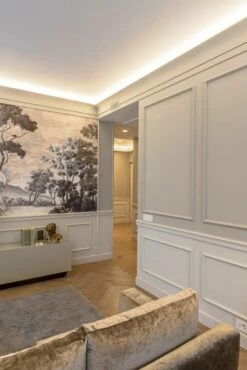 NMC Stuckleiste "Kursk" | AD22 ARSTYL® Deckenleiste | 100 X 225 X 2000 Mm | Polyurethan | Weiß -Profistuck Verkäufe ARSTYL AD22 8 1280x1280