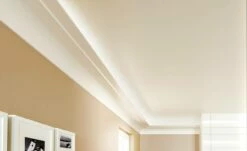 NMC Stuckleiste "Kursk" | AD22 ARSTYL® Deckenleiste | 100 X 225 X 2000 Mm | Polyurethan | Weiß -Profistuck Verkäufe ARSTYL AD22 9 1280x1280