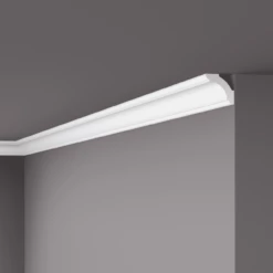 NMC Stuckleiste "Wladiwostok" | Z1250 ARSTYL® Deckenleiste | 35 X 35 X 2000 Mm | Polyurethan | Weiß