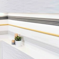 NMC Zierleiste "Metz" | Z13 ARSTYL® Wandleiste | 20 X 80 X 2000 Mm | Polyurethan | Weiß -Profistuck Verkäufe ARSTYL Z13 3 1280x1280