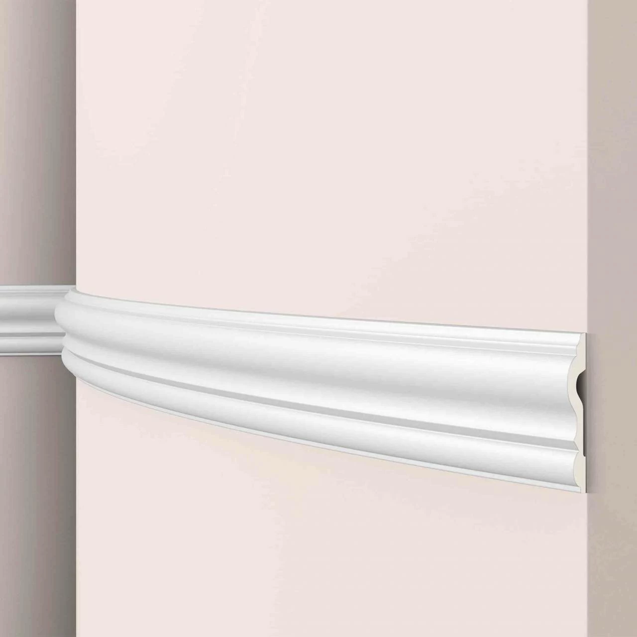 NMC | Zierleiste "Jalta" | Z13 Flex ARSTYL® | Polystyrol | 20 X 80 X 2000 Mm | Weiß | Flexibel 3 NMC | Zierleiste "Jalta" | Z13 Flex ARSTYL® | Polystyrol | 20 X 80 X 2000 Mm | Weiß | Flexibel