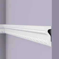 NMC Stuckleiste "Gent" | Z1 ARSTYL® Deckenleiste | 40 X 105 X 2000 Mm | Polyurethan | Weiß