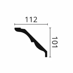 NMC Stuckleiste "Dünkirchen" | Z21 ARSTYL® Deckenleiste | 115 X 100 X 2000 Mm | Polyurethan | Weiß -Profistuck Verkäufe ARSTYL Z21 2hiKiSiZ5LStI3 1280x1280