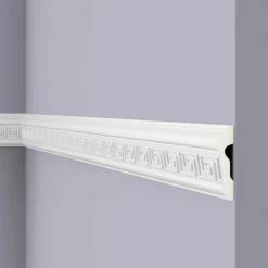 NMC Zierleiste "Reims" | Z31 ARSTYL® Wandleiste | 20 X 80 X 2000 Mm | Polyurethan | Weiß