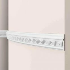 Titelseite 49 NMC | Zierleiste "Kalamaria" | Z33 Flex ARSTYL® | Polystyrol | 20 X 80 X 2000 Mm | Weiß | Flexibel