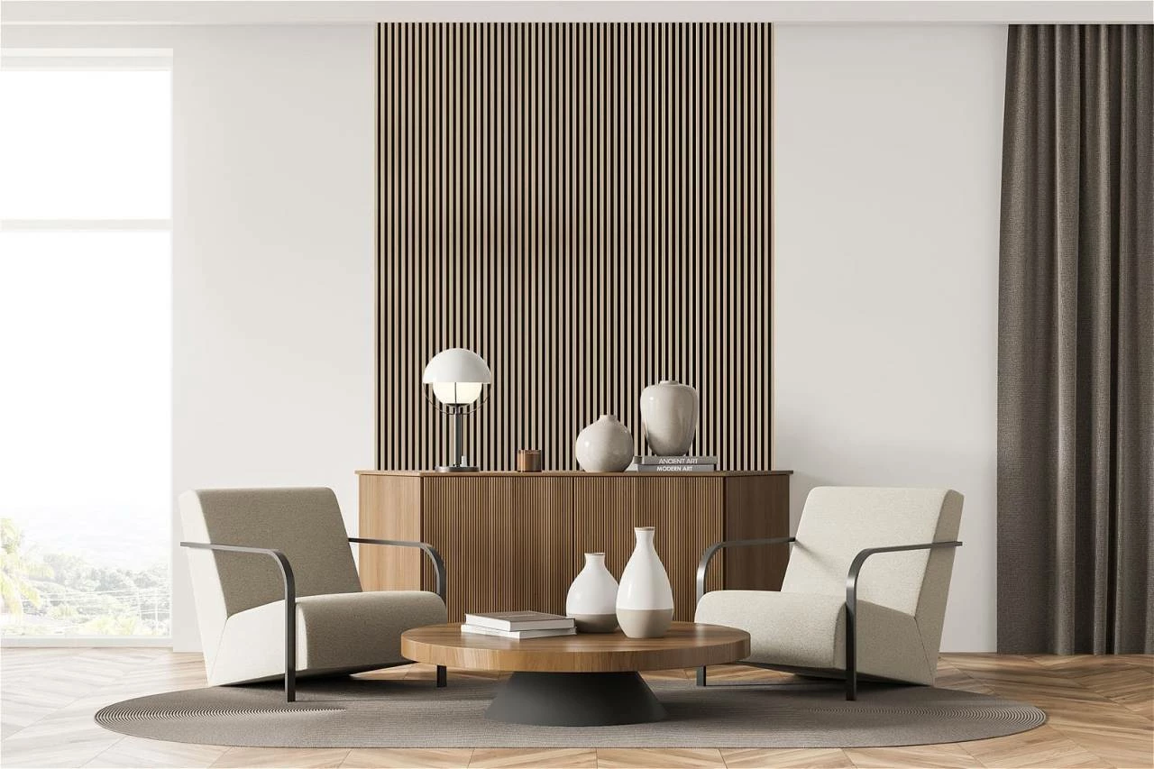 Neuhofer | Akustikpaneele | MDF | Eiche Natur | 3D Wandpaneel | Schallhemmend | Verschiedene Maße 6 Neuhofer | Akustikpaneele | MDF | Eiche Natur | 3D Wandpaneel | Schallhemmend | Verschiedene Maße – Bild 4