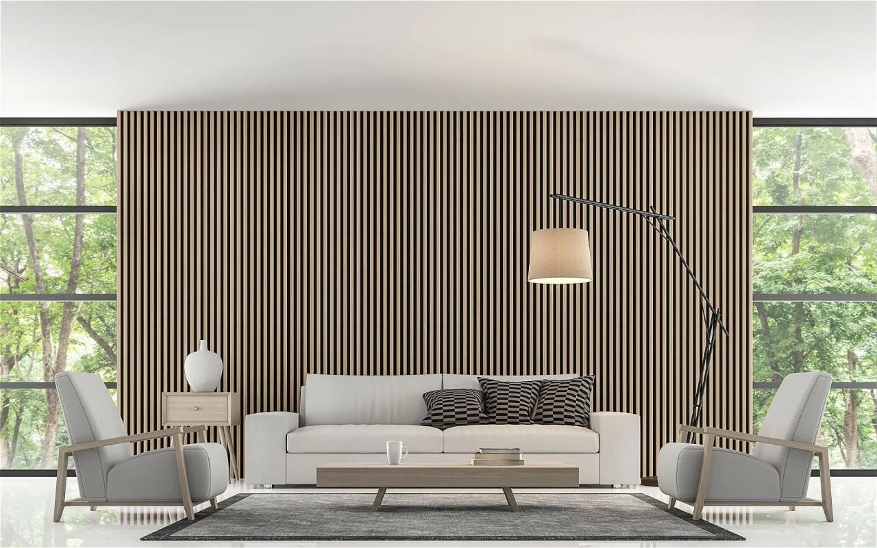 Neuhofer | Akustikpaneele | MDF | Eiche Natur | 3D Wandpaneel | Schallhemmend | Verschiedene Maße 7 Neuhofer | Akustikpaneele | MDF | Eiche Natur | 3D Wandpaneel | Schallhemmend | Verschiedene Maße – Bild 5