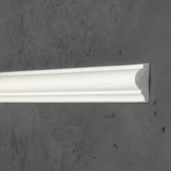 PROVISTON | Zierleiste Iserlohn | Gips | 21 X 910 Mm | Wandleiste | Weiß