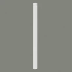 Mardom Halbsäule C3000H Profoam 150 X 75 X 2400 Mm Weiß Für Hauptkapitell Und Fußteil