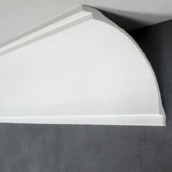 PROVISTON | Gipsleiste Siegen | Echter Gipsstuck | 150 X 150 X 1200 Mm | Stuckleisten Aus Gips