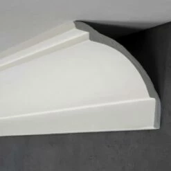 PROVISTON | Gipsleiste Remscheid | Echter Gipsstuck | 77 X 95 X 1180 Mm | Stuckleisten Aus Gips