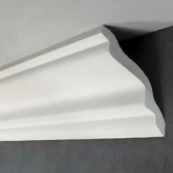 PROVISTON | Gipsleiste Reutlingen | Echter Gipsstuck | 80 X 80 X 1180 Mm | Stuckleisten Aus Gips