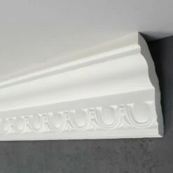 PROVISTON | Gipsleiste Magdeburg | Echter Gipsstuck | 50 X 50 X 1180 Mm | Stuckleisten Aus Gips