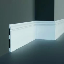 Elite Decor | Außenwinkel "CR941" | Polyurethan | 15 X 120 X 200 Mm | Weiß | Stuckleisten Winkel