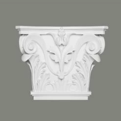 Mardom Pilaster Kopf D3505 Profoam 407 X 95 X 345 Mm Weiß Kombinierbar Mit Pilaster D1518