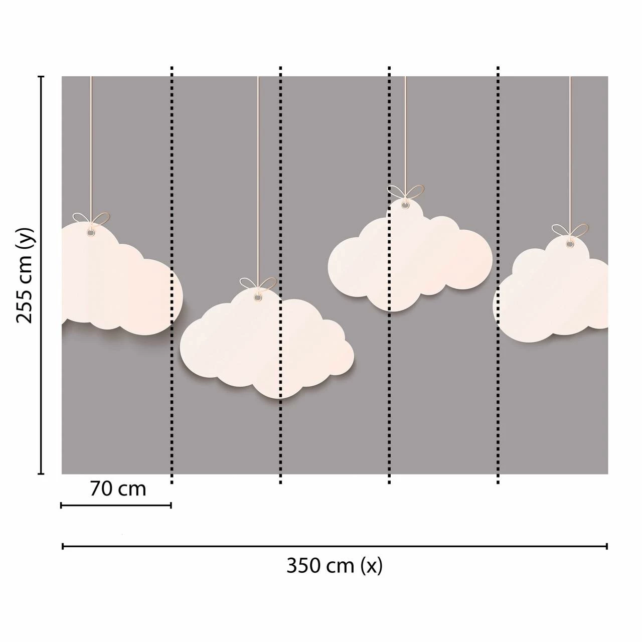 A.S. Creation | Designwalls | DD118642 | Fototapete | Vlies | 350 X 255 Cm | Kinderzimmer | Grau 5 A.S. Creation | Designwalls | DD118642 | Fototapete | Vlies | 350 X 255 Cm | Kinderzimmer | Grau – Bild 3