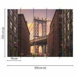 A.S. Creation | Designwalls | DD118682 | Fototapete | Vlies | 350 X 255 Cm | New York | Grau | Braun -Profistuck Verkäufe DD118682 1 1280x1280