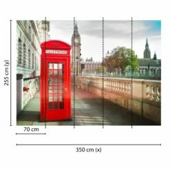 A.S. Creation | Designwalls | DD118686 | Fototapete | Vlies | 350 X 255 Cm | London | Bunt -Profistuck Verkäufe DD118686 1 1280x1280