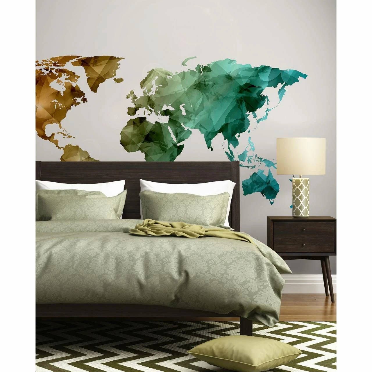 A.S. Creation | Designwalls | DD118706 | Fototapete | Vlies | 350 X 255 Cm | Weltkarte | Bunt 4 A.S. Creation | Designwalls | DD118706 | Fototapete | Vlies | 350 X 255 Cm | Weltkarte | Bunt – Bild 2