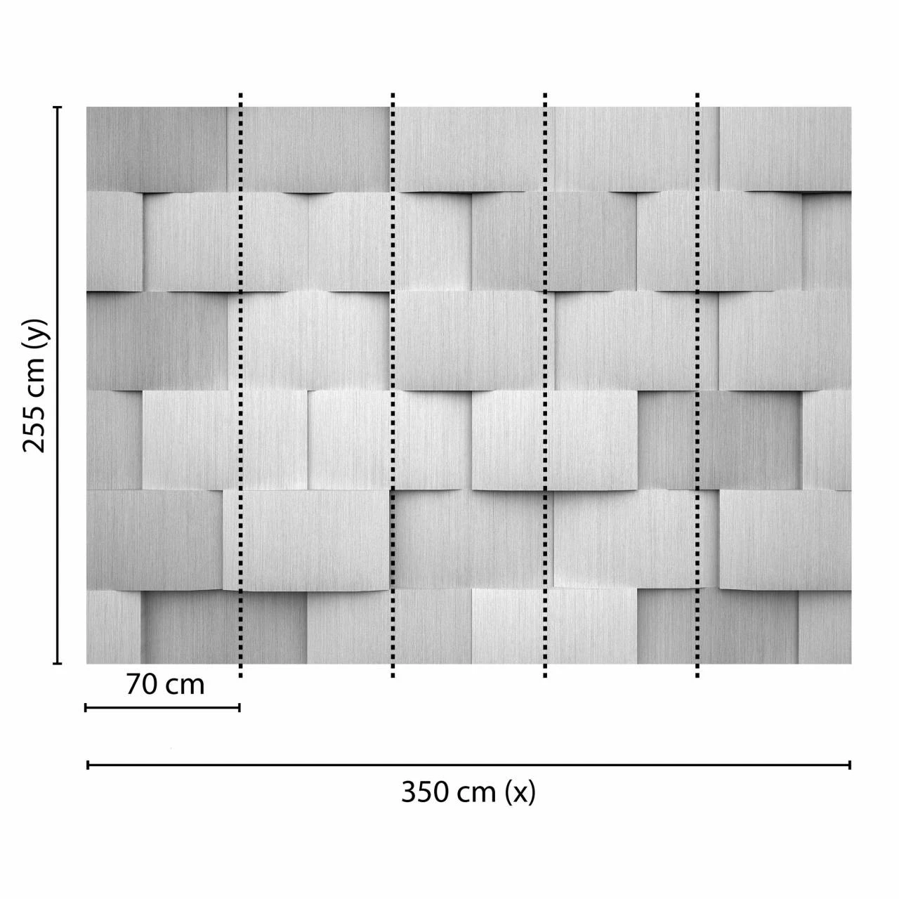 A.S. Creation | Designwalls | DD118718 | Fototapete | Vlies | 350 X 255 Cm | 3D | Grau 5 A.S. Creation | Designwalls | DD118718 | Fototapete | Vlies | 350 X 255 Cm | 3D | Grau – Bild 3