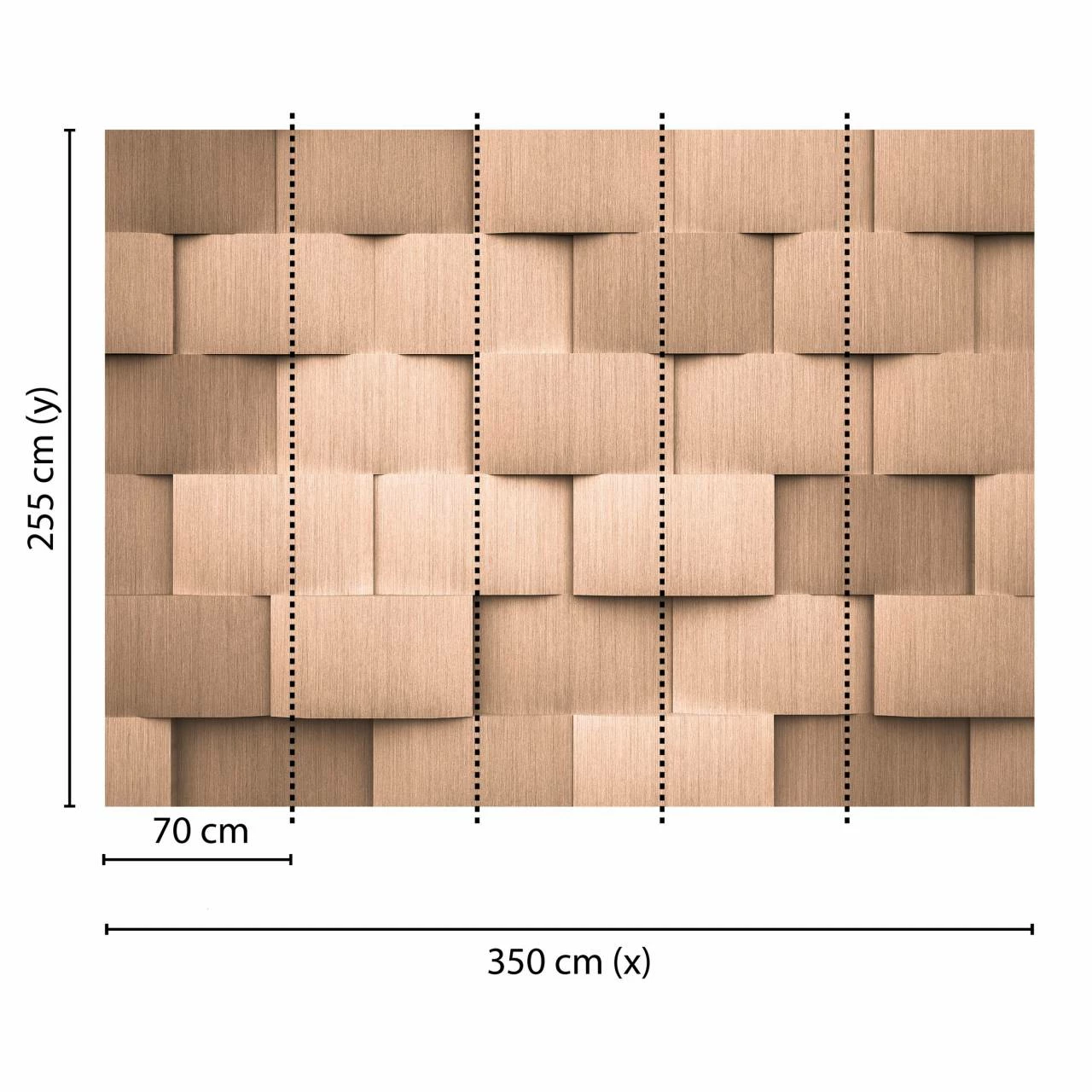 A.S. Creation | Designwalls | DD118720 | Fototapete | Vlies | 350 X 255 Cm | 3D | Beige | Braun 5 A.S. Creation | Designwalls | DD118720 | Fototapete | Vlies | 350 X 255 Cm | 3D | Beige | Braun – Bild 3