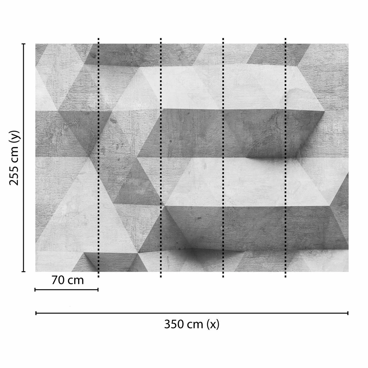 A.S. Creation | Designwalls | DD118730 | Fototapete | Vlies | 350 X 255 Cm | Stein & Beton | Grau 5 A.S. Creation | Designwalls | DD118730 | Fototapete | Vlies | 350 X 255 Cm | Stein & Beton | Grau – Bild 3
