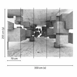 A.S. Creation | Designwalls | DD118742 | Fototapete | Vlies | 350 X 255 Cm | Stein & Beton | Grau -Profistuck Verkäufe DD118742 1 1280x1280