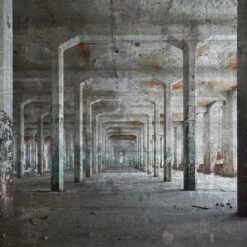 A.S. Creation | Designwalls | DD118746 | Fototapete | Vlies | 350 X 255 Cm | Stein & Beton | Grau