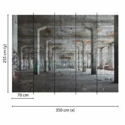 A.S. Creation | Designwalls | DD118746 | Fototapete | Vlies | 350 X 255 Cm | Stein & Beton | Grau -Profistuck Verkäufe DD118746 1 1280x1280