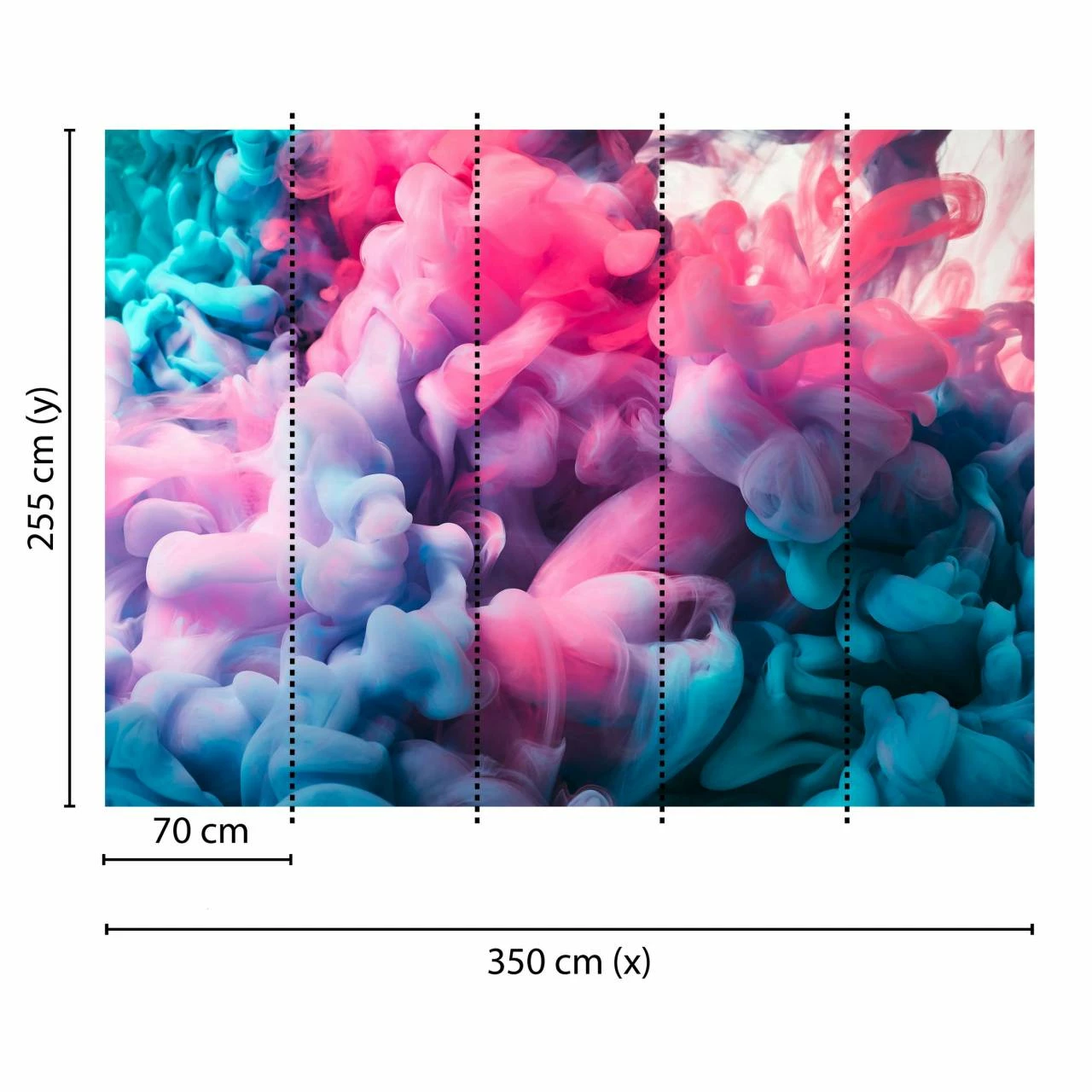 A.S. Creation | Designwalls | DD118772 | Fototapete | Vlies | 350 X 255 Cm | Modern | Blau | Rosa 5 A.S. Creation | Designwalls | DD118772 | Fototapete | Vlies | 350 X 255 Cm | Modern | Blau | Rosa – Bild 3